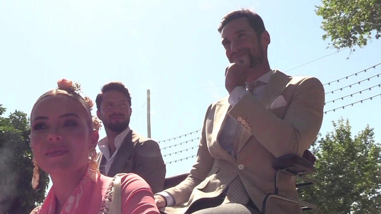 Alba Silva y Sergio Rico, en la Feria de Abril de Sevilla Alba Silva y Sergio Rico, en la Feria de Abril de Sevilla