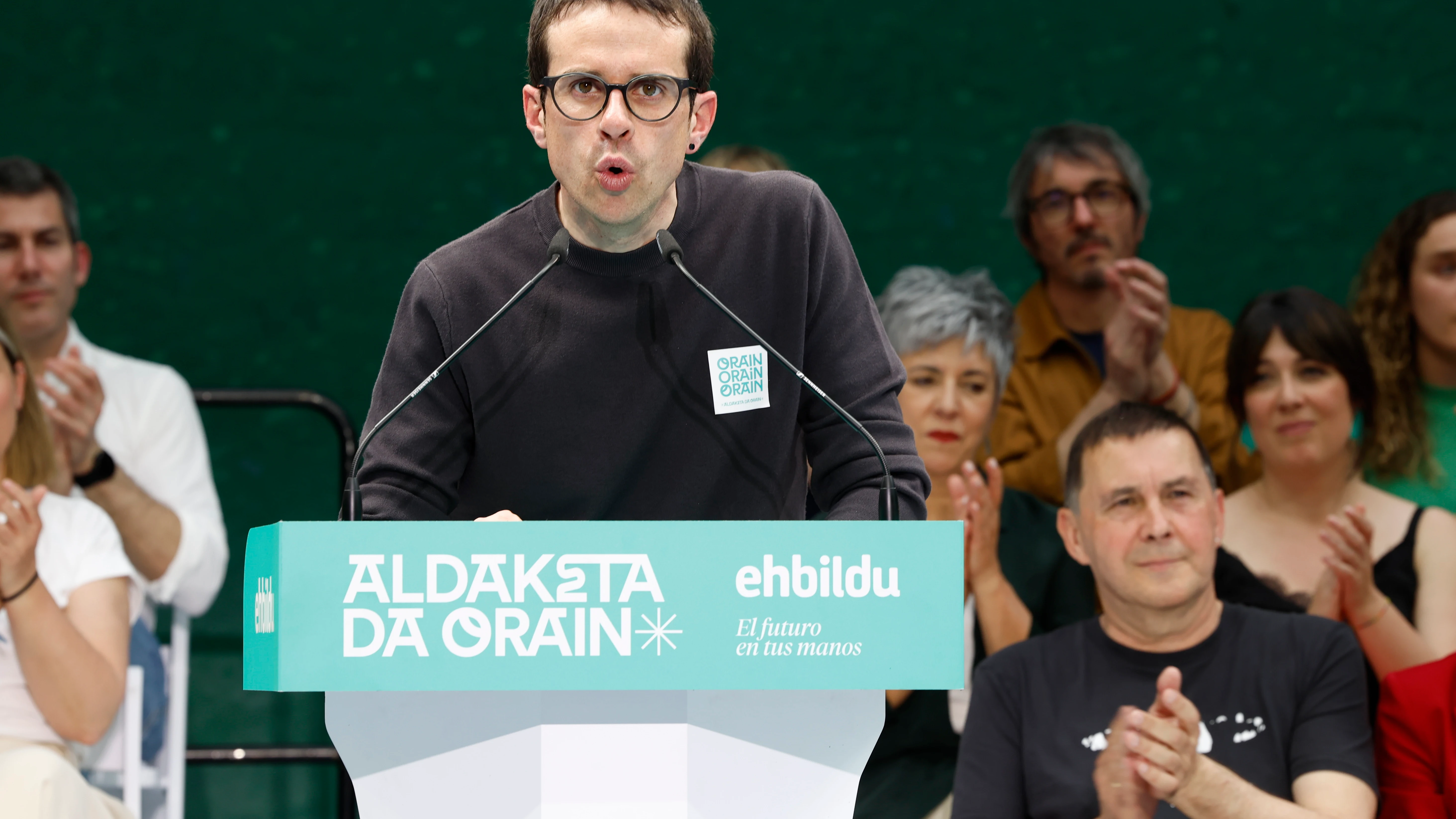 El candidato de Bildu a Lehendakari, Pello Otxandiano