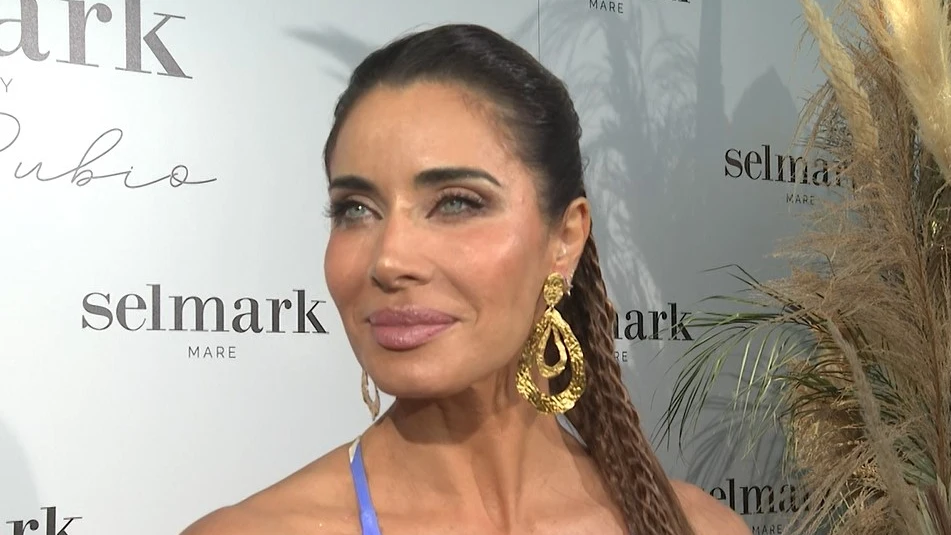 Pilar Rubio presentando su nueva colección de baño Pilar Rubio presentando su nueva colección de baño