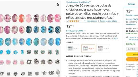 Juego de abalorios Juego de abalorios