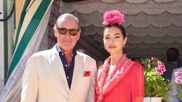 Roc&iacute;o Crusset y Carlos Herrera en la Feria de Abril 2024