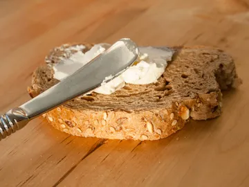 Tostada con queso para untar Tostada con queso para untar