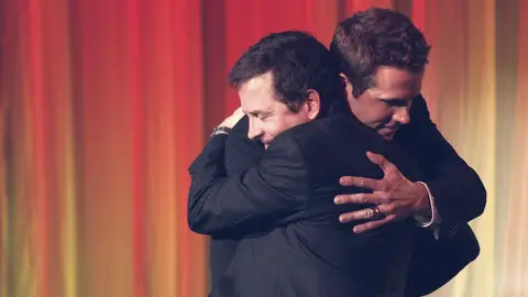 Michael J. Fox y Ryan Reynolds Michael J. Fox y Ryan Reynolds