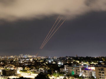 Sistema antimisiles visto desde Ashkelon (Israel)