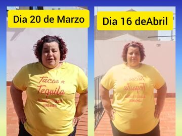 El reto de Rosario para perder peso