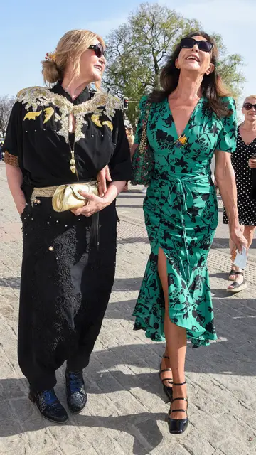 María Ángeles Grajal y su amiga, Aurora Gaviño María Ángeles Grajal y su amiga, Aurora Gaviño