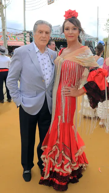 María Ángeles Grajal y Jaime Ostos, en la Feria de Sevilla 2016 María Ángeles Grajal y Jaime Ostos, en la Feria de Sevilla 2016