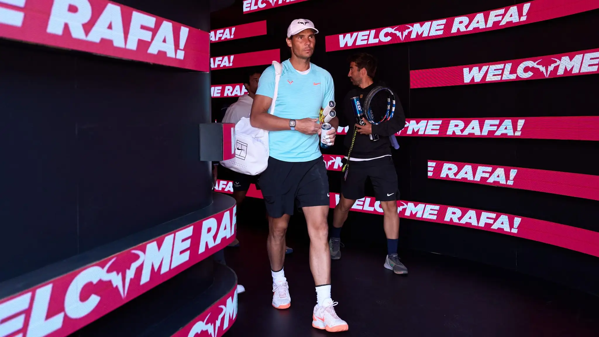 Rafa Nadal en la Caja Mágica Rafa Nadal en la Caja Mágica