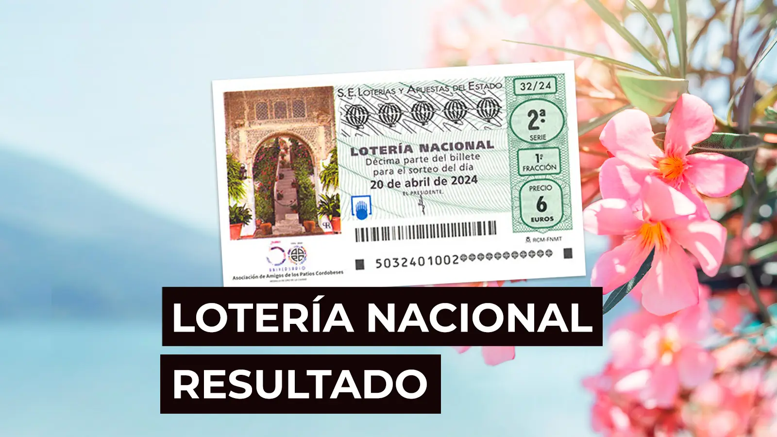 Sorteo Lotería Nacional: Comprobar décimo de hoy sábado 20 de abril, en directo Sorteo Lotería Nacional: Comprobar décimo de hoy sábado 20 de abril, en directo