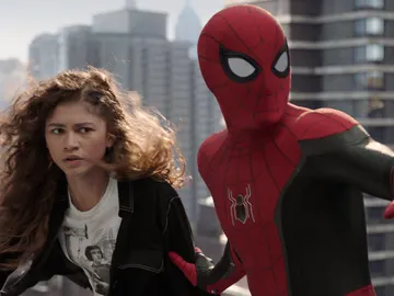Zendaya en una escena de SpiderMan: No Way Home Zendaya en una escena de SpiderMan: No Way Home