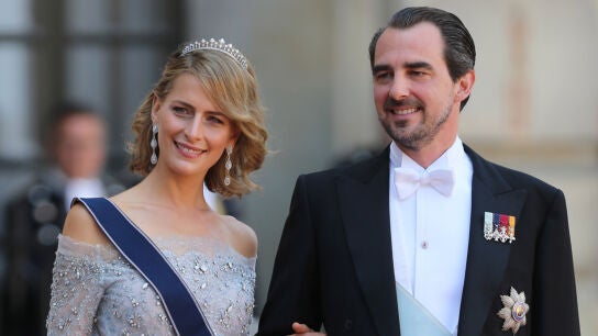 Nicol&aacute;s de Grecia y Tatiana Blatnik