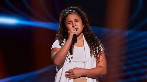 Rocío vuelve a pisar el escenario de La Voz Kids Rocío vuelve a pisar el escenario de La Voz Kids
