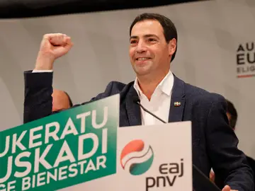 El candidato a lehendakari del PNV, Imanol Pradales El candidato a lehendakari del PNV, Imanol Pradales