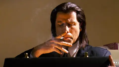 John Travolta en Pulp Fiction John Travolta en Pulp Fiction