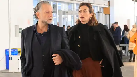 Nieves Álvarez y su pareja, Bill Saad Nieves Álvarez y su pareja, Bill Saad