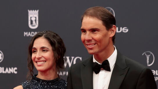 Mery Perell&oacute; y Rafal Nadal, en los Premios Laureus