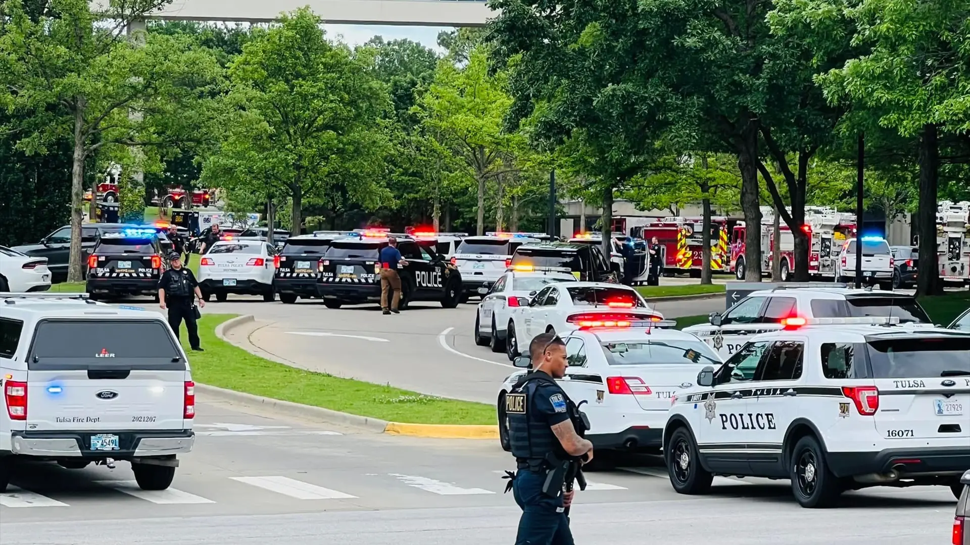 Agentes de polic&iacute;a en Tulsa, Oklahoma, en una imagen de archivo