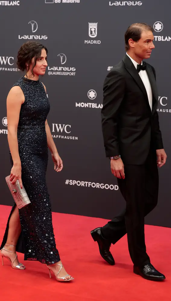 Mery Perelló y Rafa Nadal, en los Premios Laureus