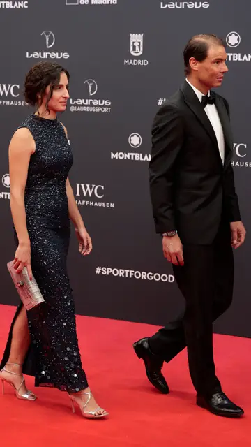 Mery Perelló y Rafa Nadal, en los Premios Laureus Mery Perelló y Rafa Nadal, en los Premios Laureus