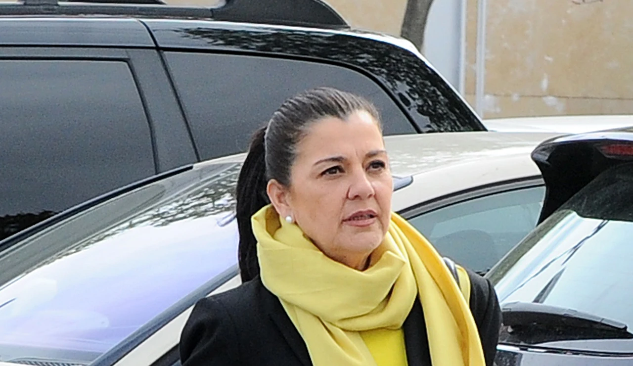 Cristina Blanco, madre de Miguel Ángel Muñoz, en 2017