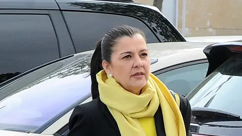 Cristina Blanco, madre de Miguel Ángel Muñoz, en 2017 Cristina Blanco, madre de Miguel Ángel Muñoz, en 2017