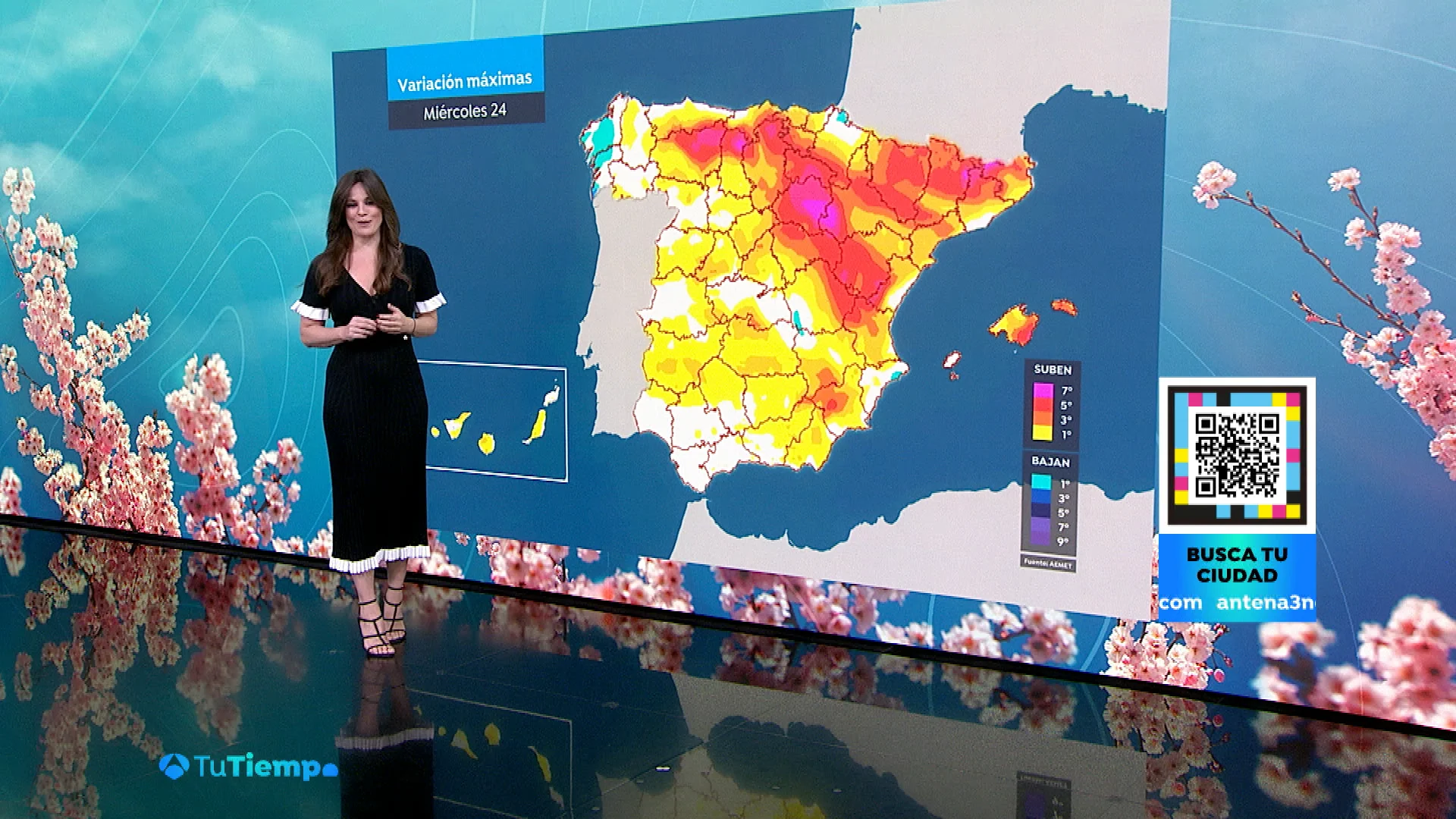 Mercedes Martín anuncia la subida de temperaturas Mercedes Martín anuncia la subida de temperaturas