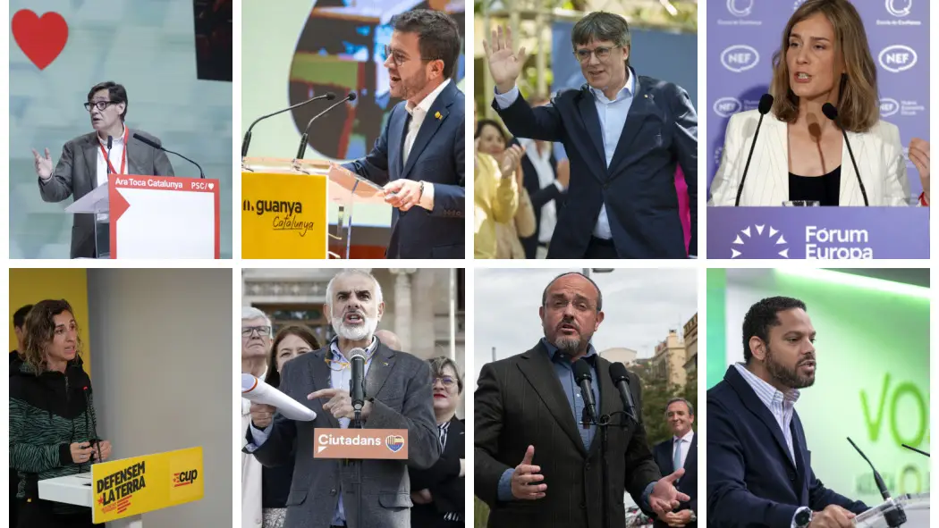Todos los candidatos de las elecciones catalanas 2024 Todos los candidatos de las elecciones catalanas 2024