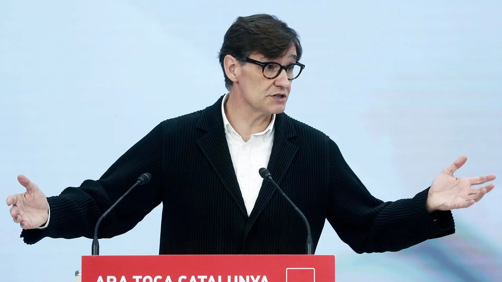 El primer secretario del PSC y candidato a la presidencia de la Generalitat, Salvador Illa