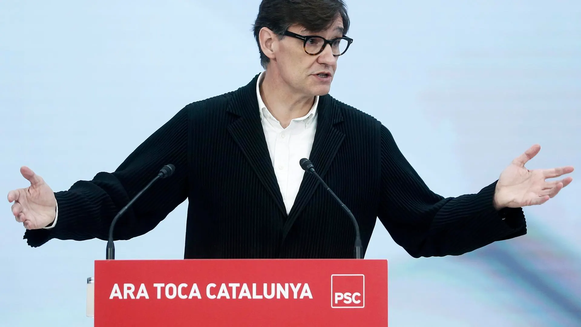 El primer secretario del PSC y candidato a la presidencia de la Generalitat, Salvador Illa El primer secretario del PSC y candidato a la presidencia de la Generalitat, Salvador Illa