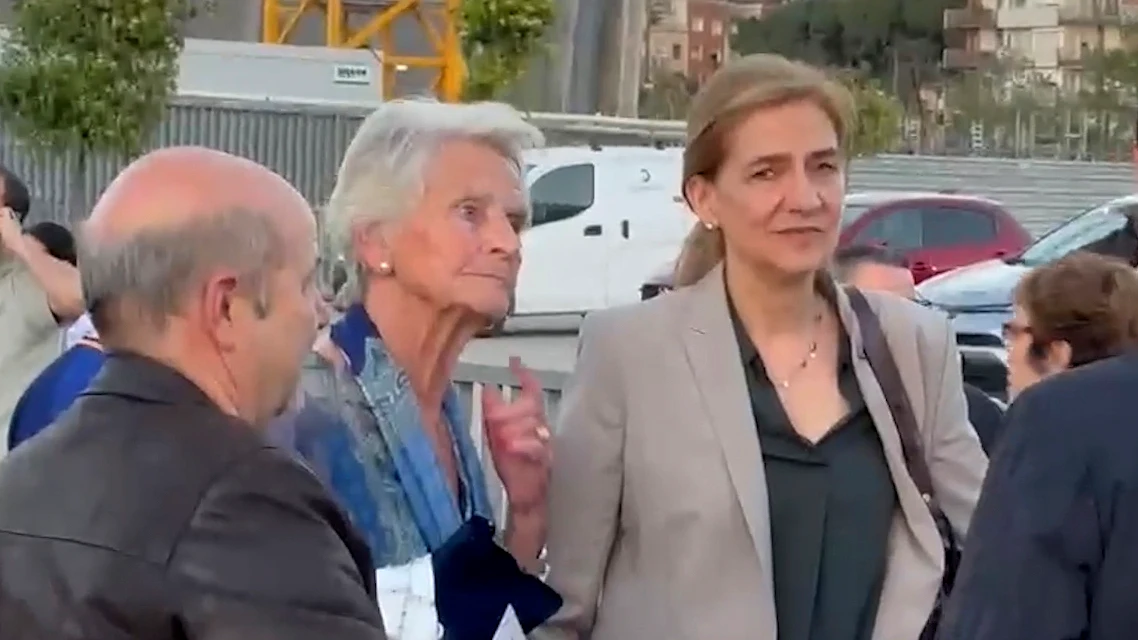 La infanta Cristina y su exsuegra, Claire Liebaert