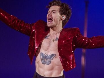 Los cuatro pezones de Harry Styles: las imágenes del cantante sin camiseta 