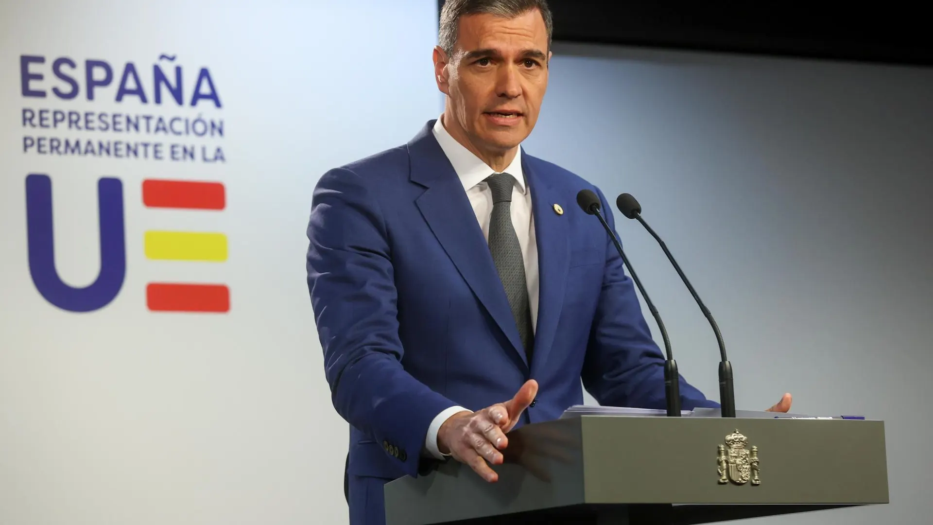 El presidente del Gobierno, Pedro S&aacute;nchez
