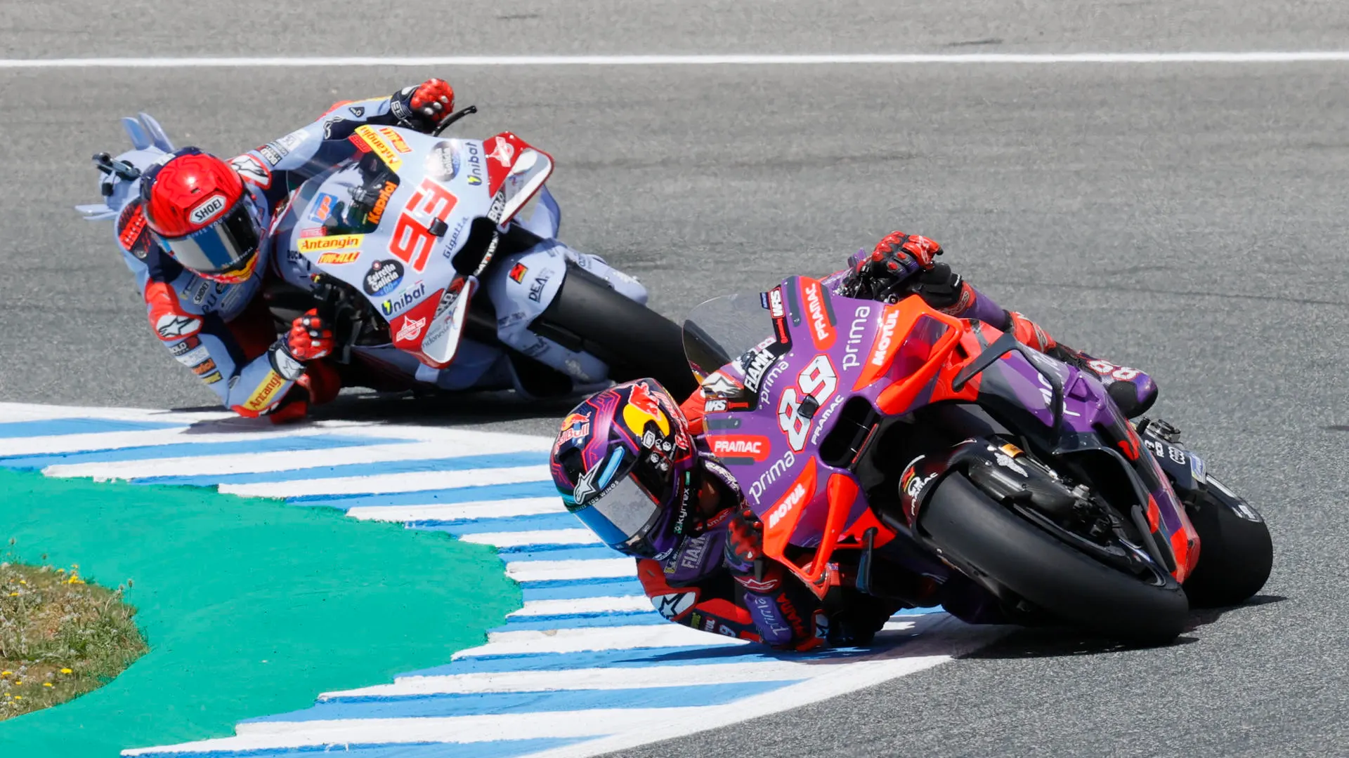 Jorge Martín, por delante de Marc Márquez en Jerez Jorge Martín, por delante de Marc Márquez en Jerez