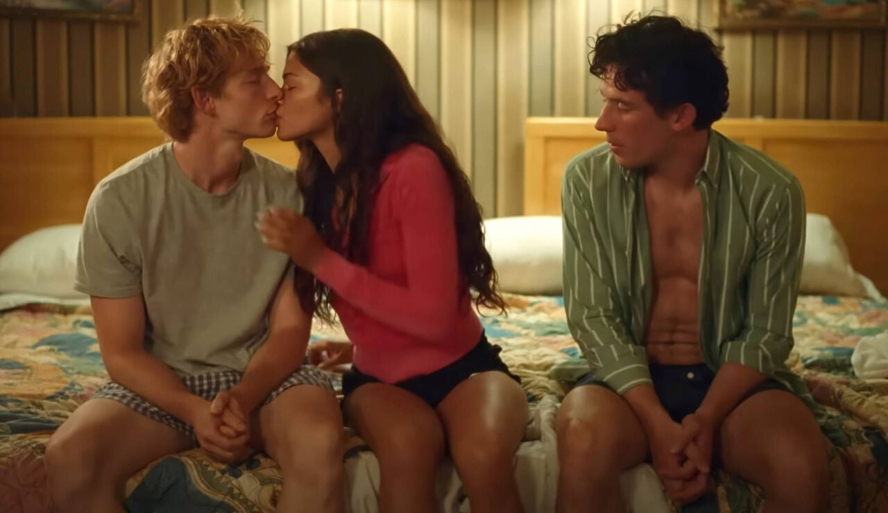 Zendaya junto a Mike Faist y Josh O'Connor en Rivales