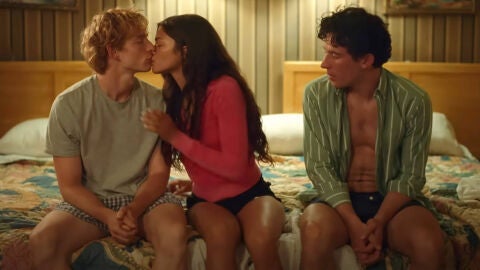 Zendaya junto a Mike Faist y Josh O'Connor en Rivales