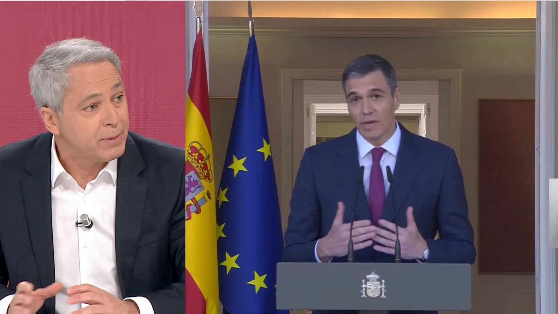 Vicente Vall&eacute;s sobre la decisi&oacute;n de S&aacute;nchez