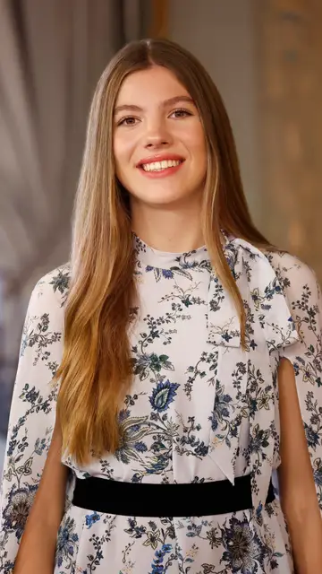 La infanta Sofía en la jura de la Constitución de su hermana, la princesa Leonor La infanta Sofía en la jura de la Constitución de su hermana, la princesa Leonor