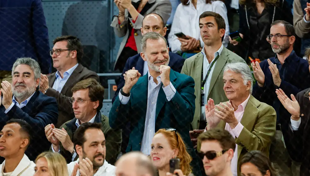 El rey Felipe en el Mutua Madrid Open