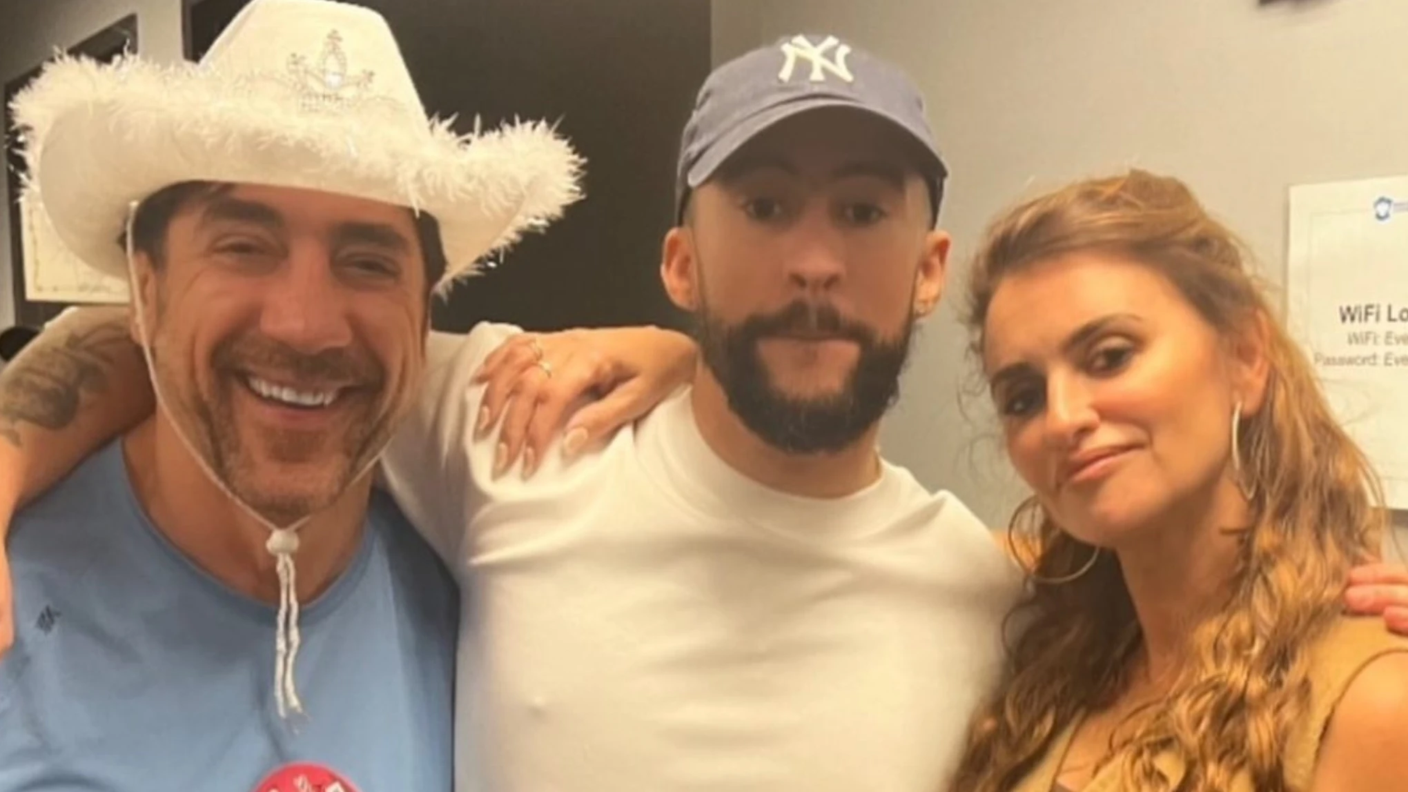 Javier Bardem, Bad Bunny y Penélope Cruz Javier Bardem, Bad Bunny y Penélope Cruz