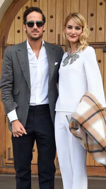 Feliciano López y Alba Carrillo, en 2015 Feliciano López y Alba Carrillo, en 2015