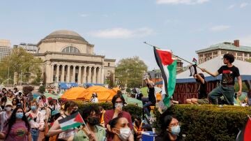 Protestas propalestinas en Columbia (Nueva York)