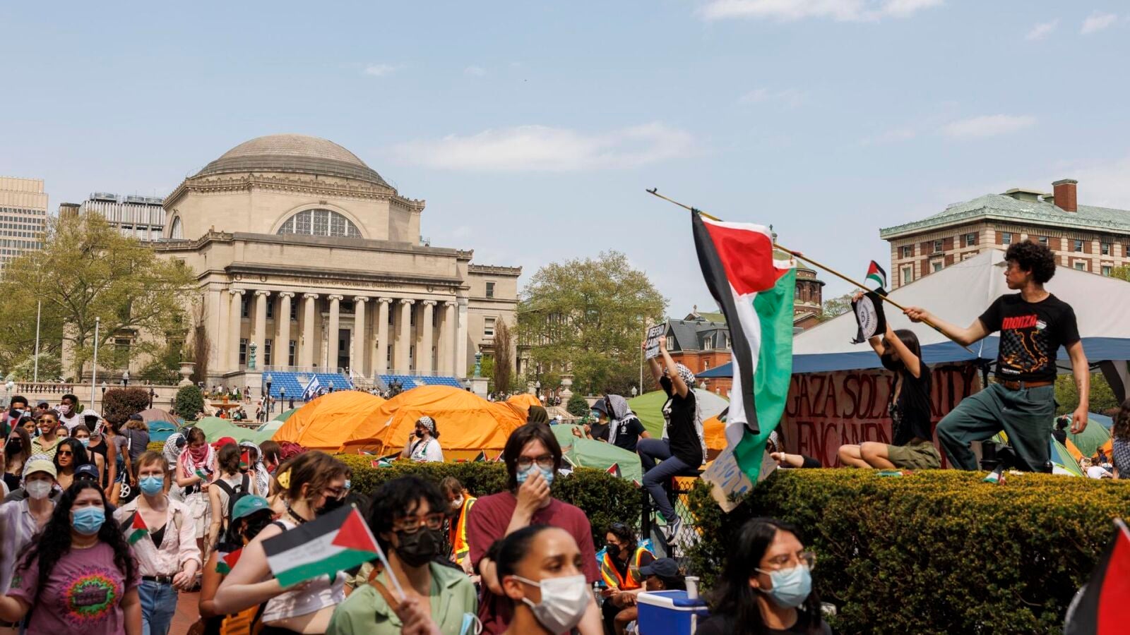 Las protestas propalestinas se extienden por las universidades europeas