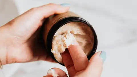 Producto exfoliante para el la piel. Producto exfoliante para el la piel.