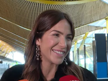 Tamara Gorro en el aeropuerto de Madrid Tamara Gorro en el aeropuerto de Madrid