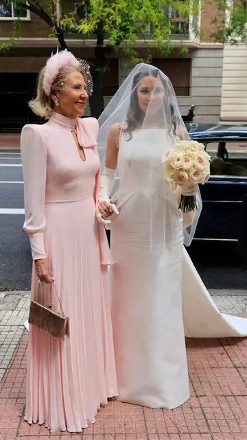 Eugenia Gil y su madre Julia el día de su boda Eugenia Gil y su madre Julia el día de su boda