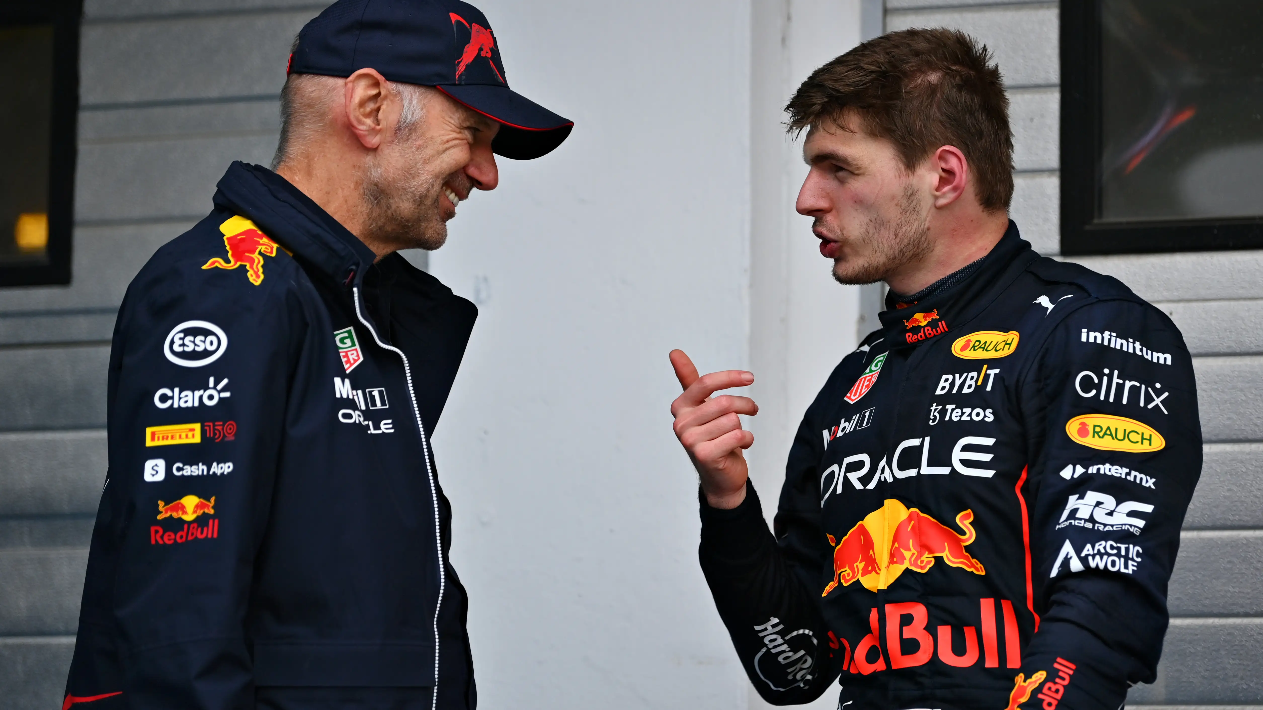 Adrian Newey y Max Verstappen en una imagen de archivo