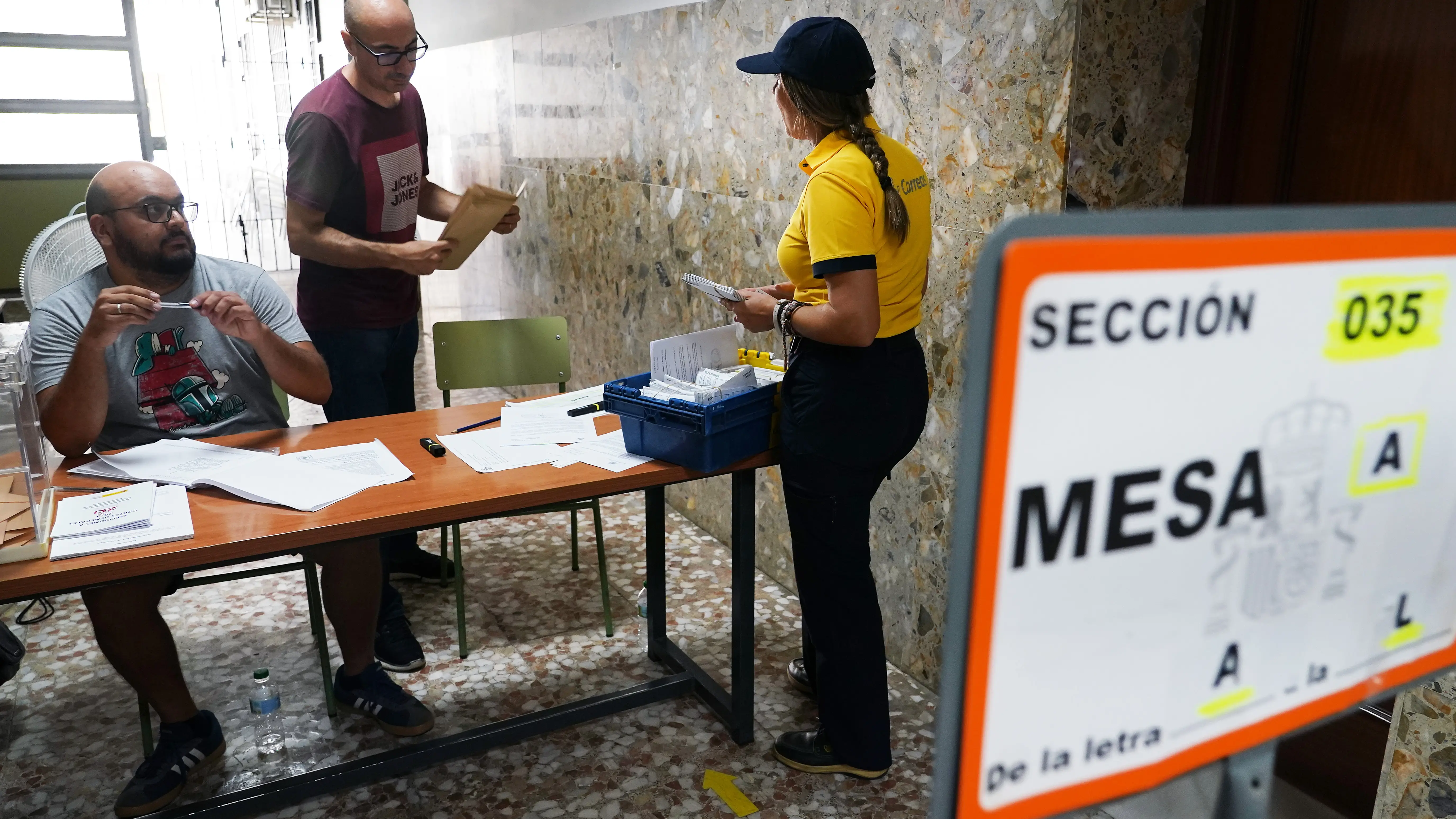 Voto por correo, imagen de archivo Voto por correo, imagen de archivo