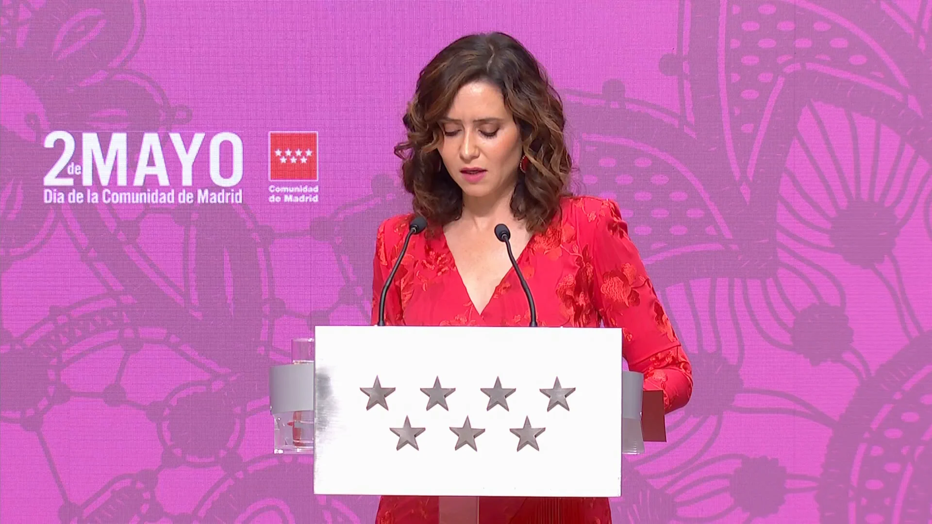Ayuso en el acto del Dos de Mayo Ayuso en el acto del Dos de Mayo