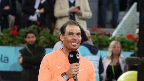 Rafa Nadal se despide del Mutua Madrid Open Rafa Nadal se despide del Mutua Madrid Open