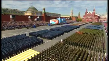 Rusia celebra el 70 aniversario de la victoria sobre la Alemania nazi